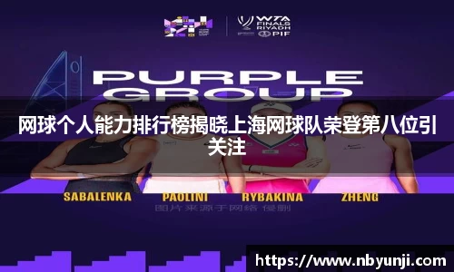 网球个人能力排行榜揭晓上海网球队荣登第八位引关注